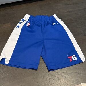 Nike Kids Blue and White Sports Shorts